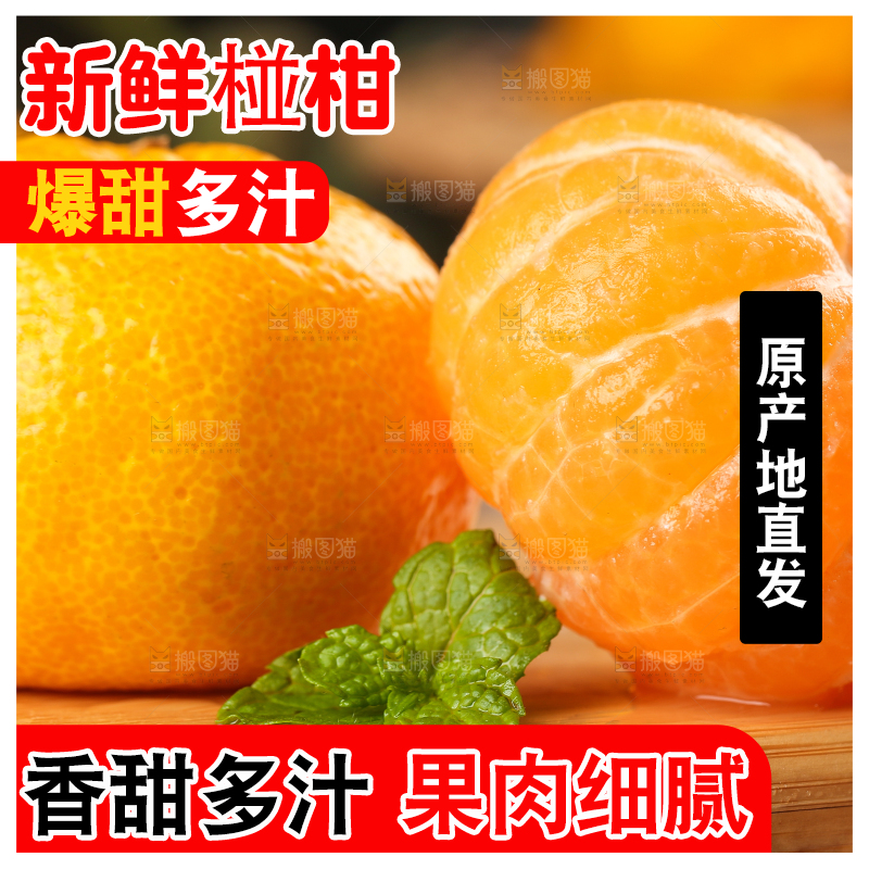木底上摆放着椪柑