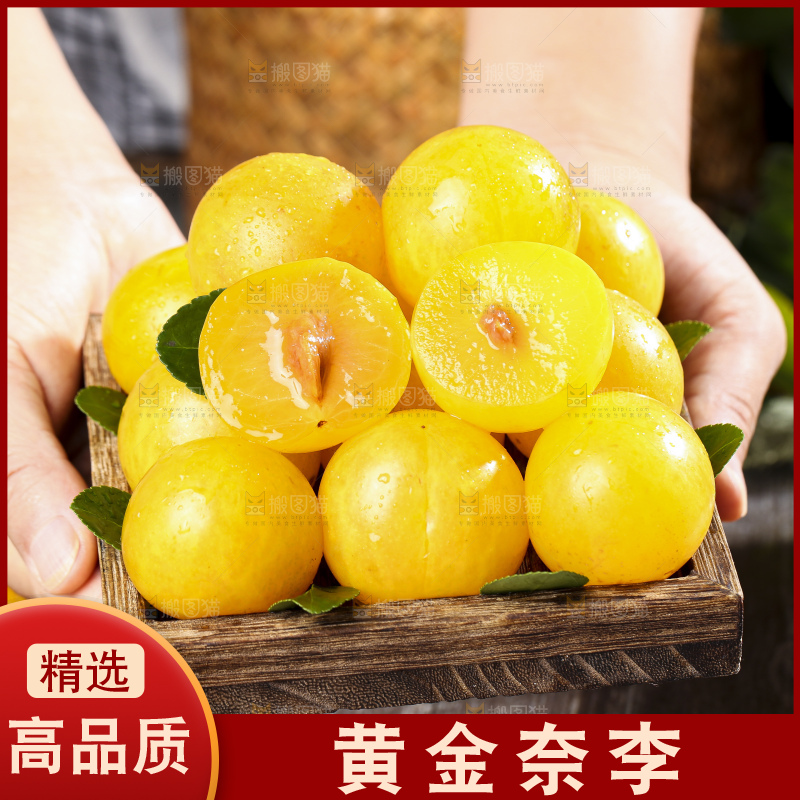 手端一盘九峰山黄金奈李