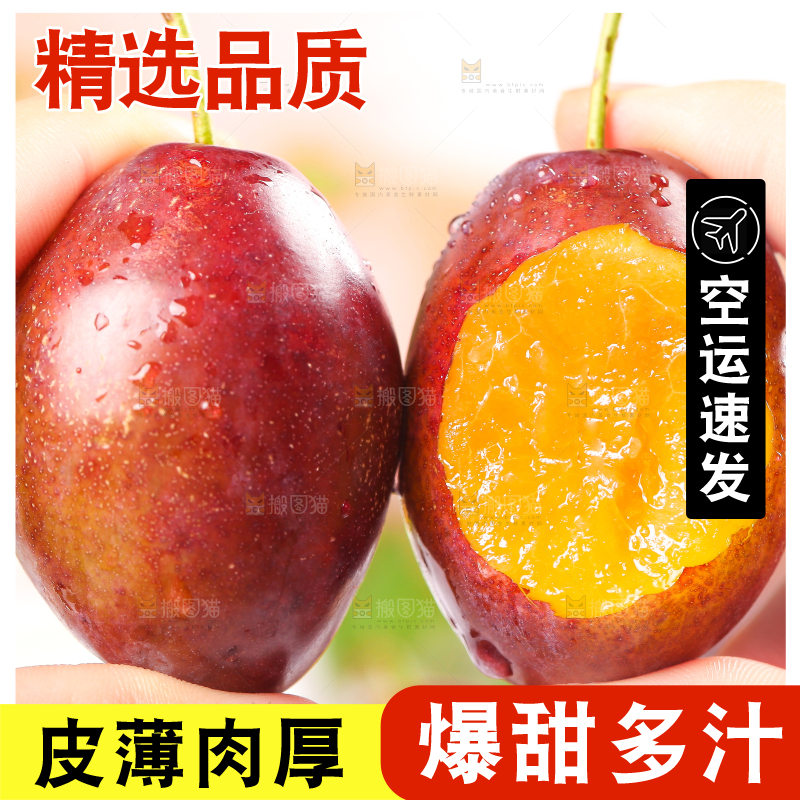手拿新疆西梅