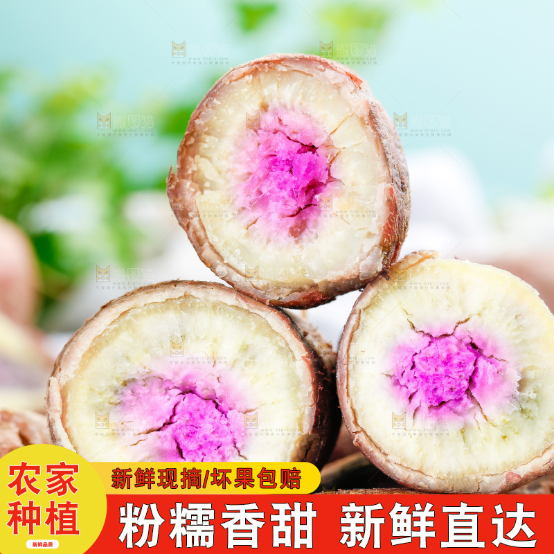 浅底上的冰淇淋红薯