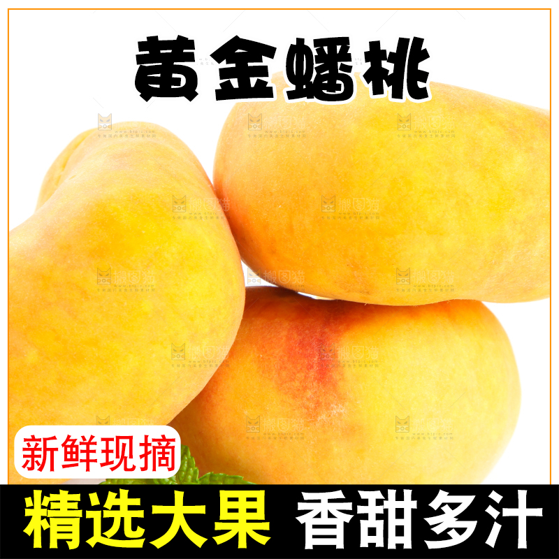 白底上的黄金扁桃