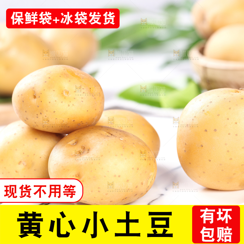 石板上放着一堆小土豆
