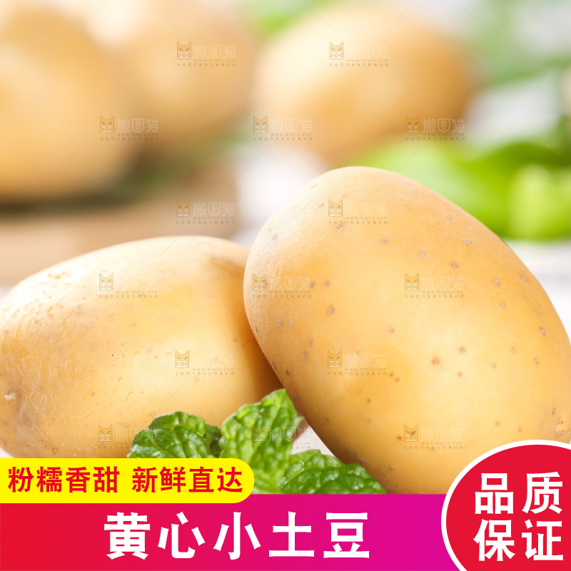 浅底上放着切开的云南小土豆