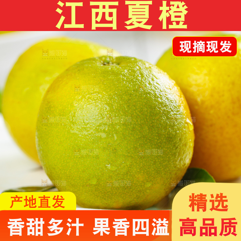 浅底上放着一盘夏橙