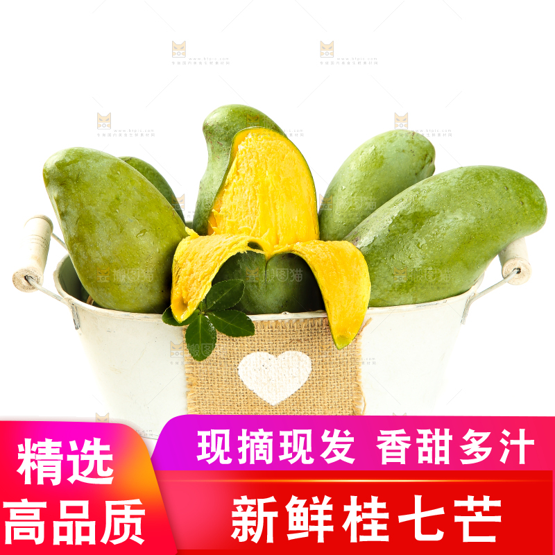 白底上放着一盘田东桂七芒