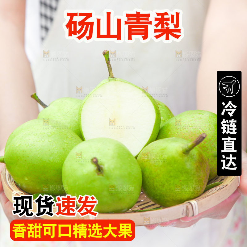 手端一盘陕西早酥梨