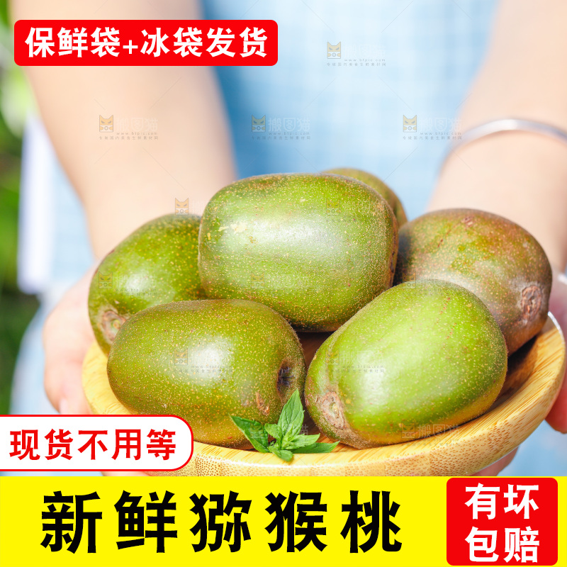 手拿四川红心猕猴桃