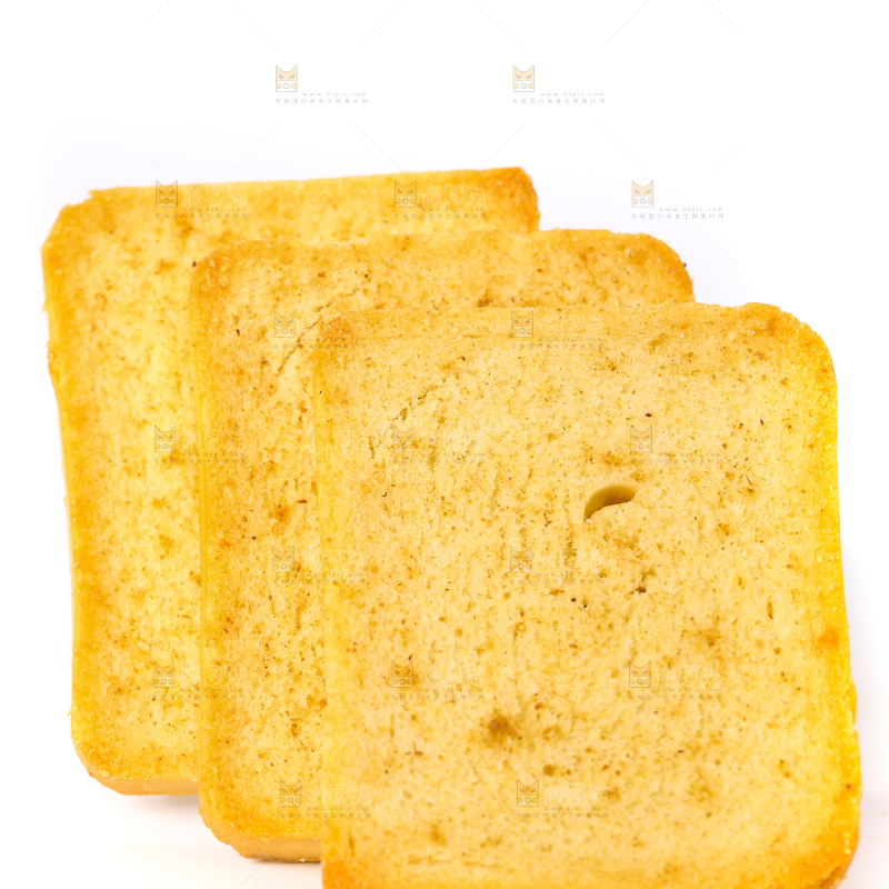 白底上放着原味烤馍