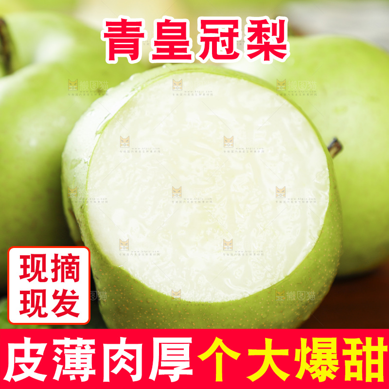 浅底上的砀山苹果梨
