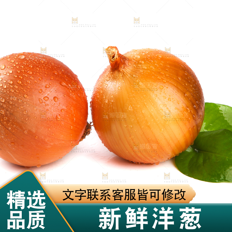 白底上放着黄皮洋葱