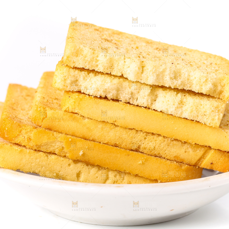 盘子里装着原味烤馍