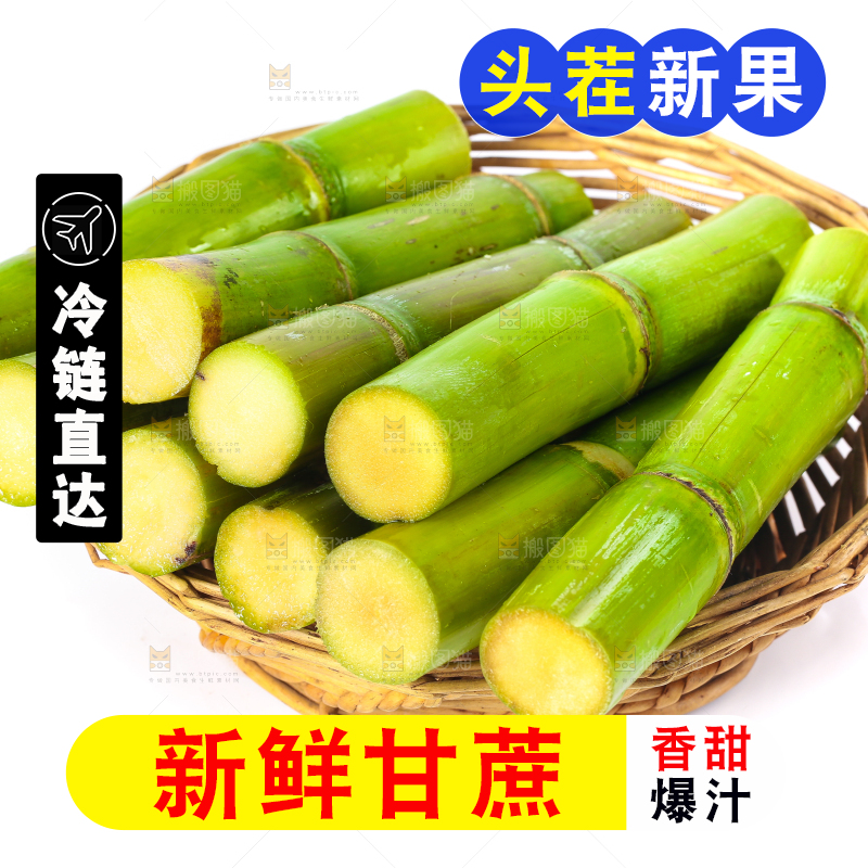 木底上放着一筐陶山青皮甘蔗