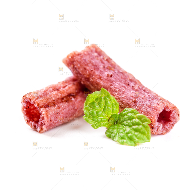 白底上放着紫薯薯条