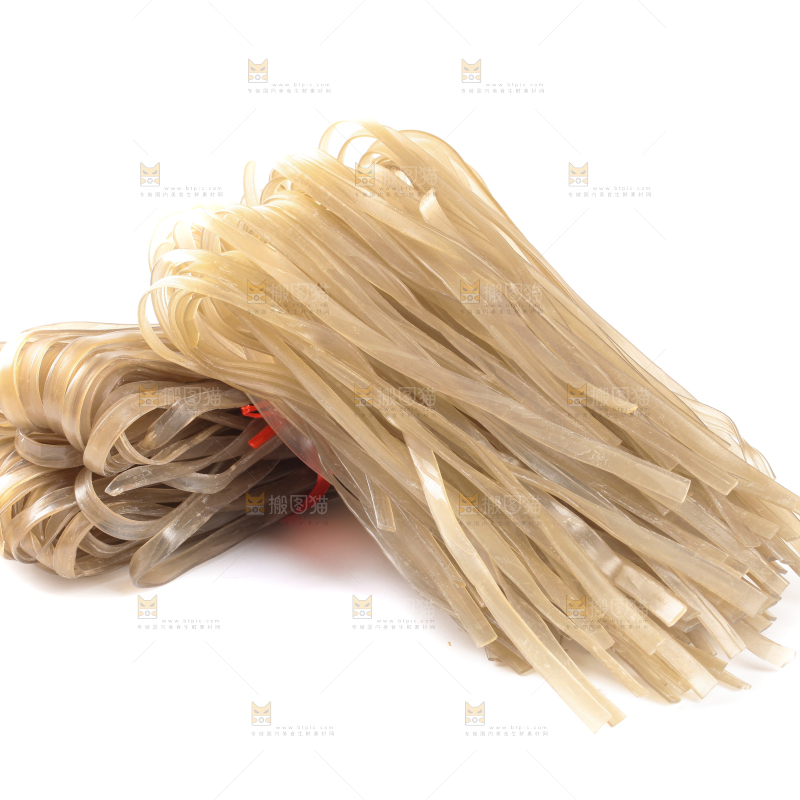 白底上的红薯粉