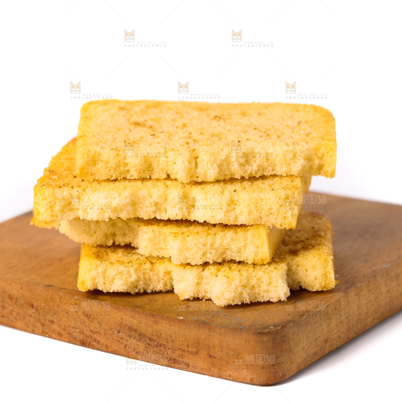 木底上放着原味烤馍