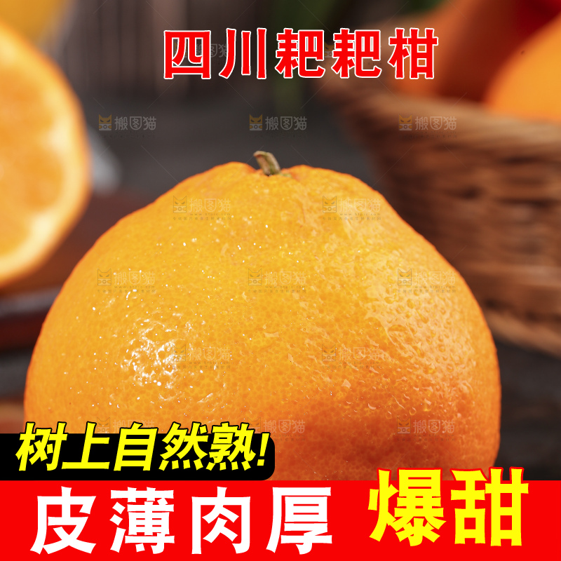 黑石板上的春见耙耙柑