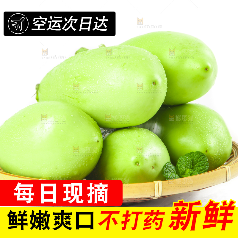 篮子里装着青茄子