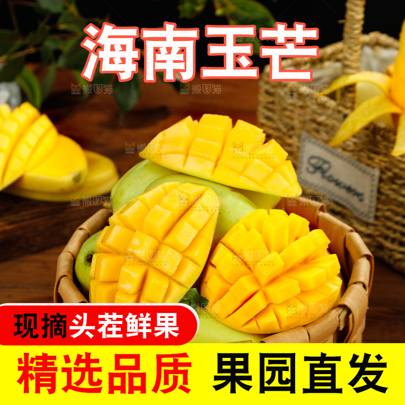 篮子里装着玉芒