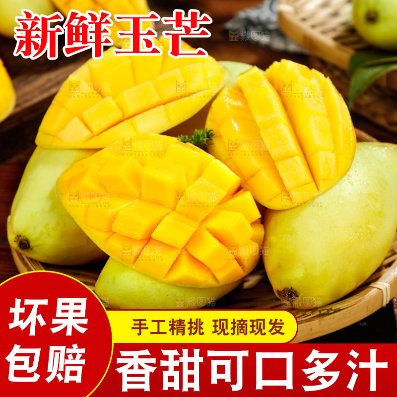 篮子里装着玉芒