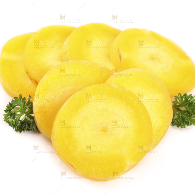 白底上的水果胡萝卜