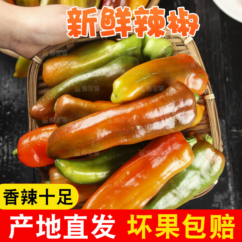 手里拿着大辣椒