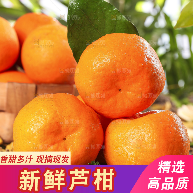 木板上放着芦柑