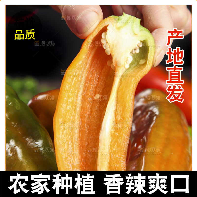手里拿着大辣椒