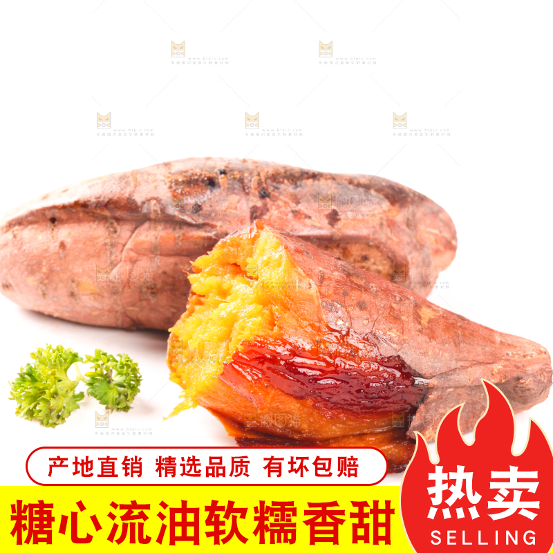 白底上的烟薯25