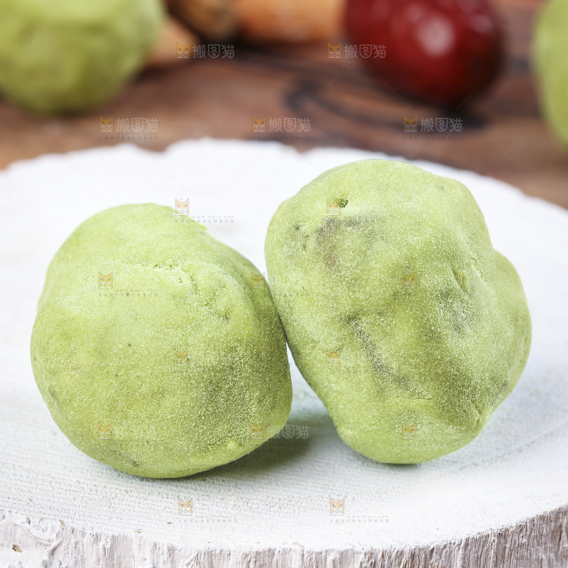 木底上的抹茶味奶枣
