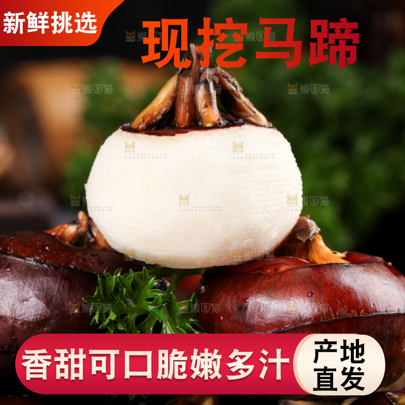 篮子里的红马蹄