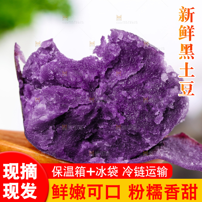 勺子里装着土豆泥