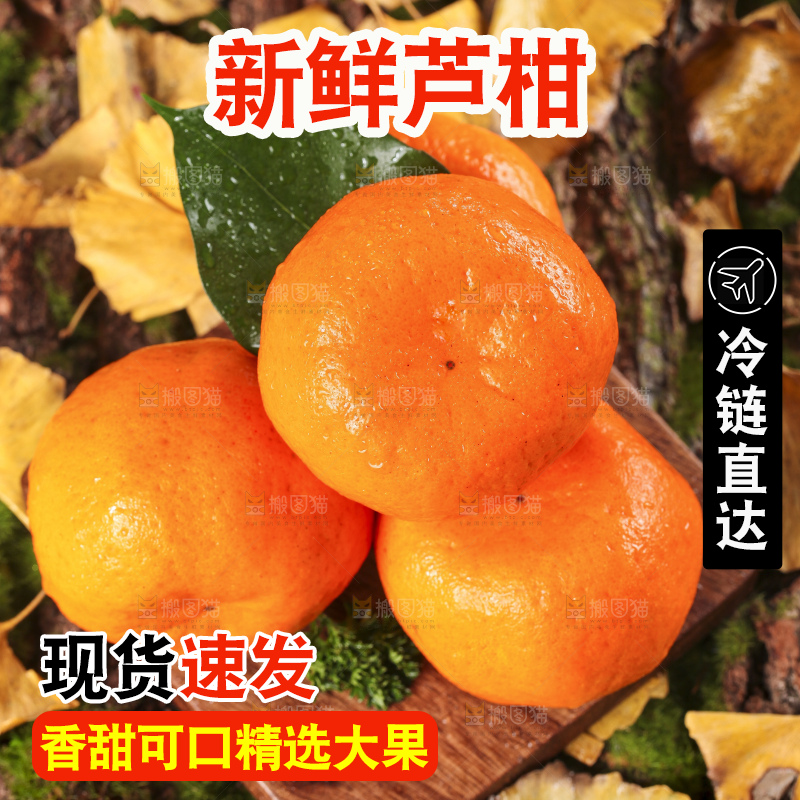 木板上放着芦柑