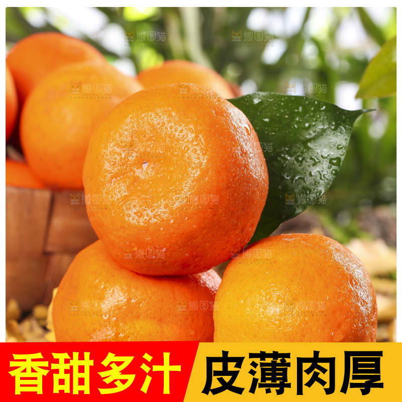 木板上放着芦柑