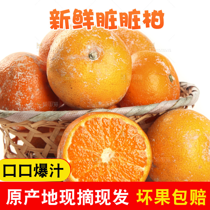 白底上放着一筐台湾茂谷柑