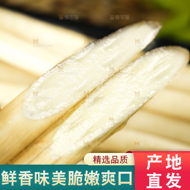 手里拿着藕苗