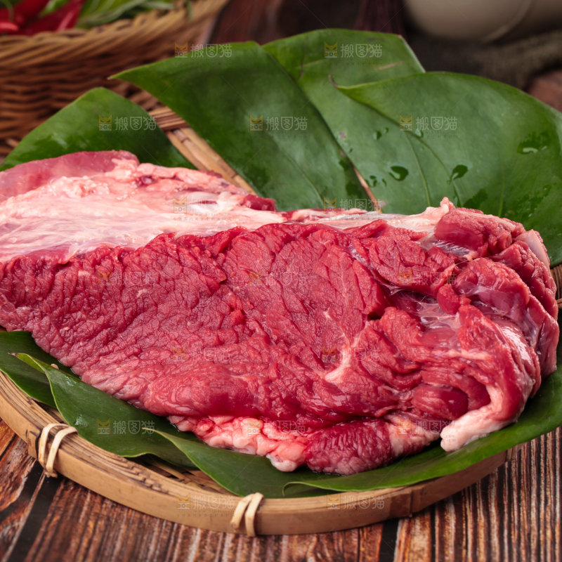 木底上的贵州土黄牛肉