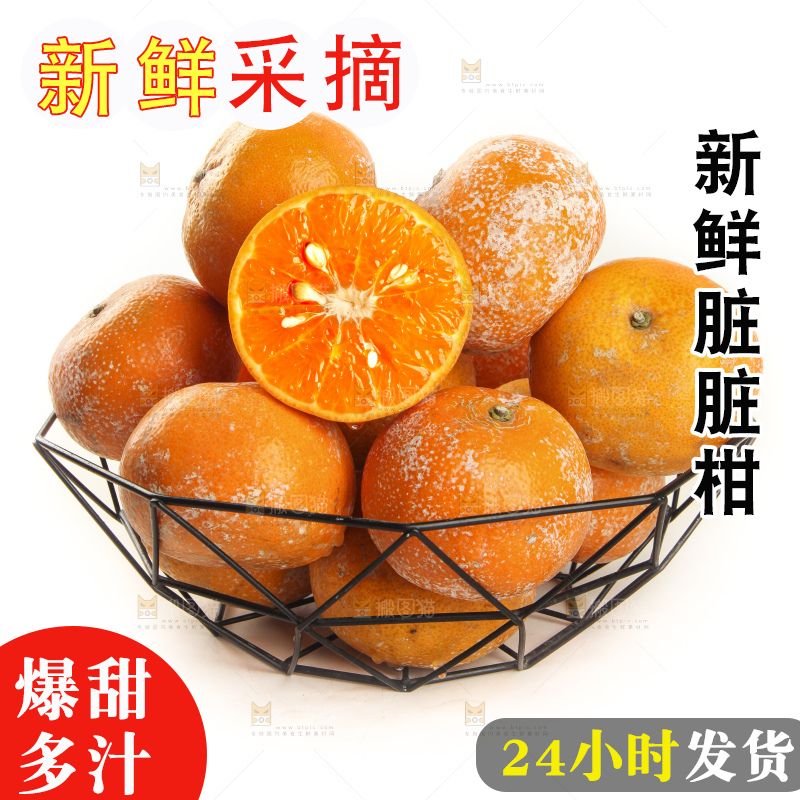 白底上放着一筐台湾茂谷柑