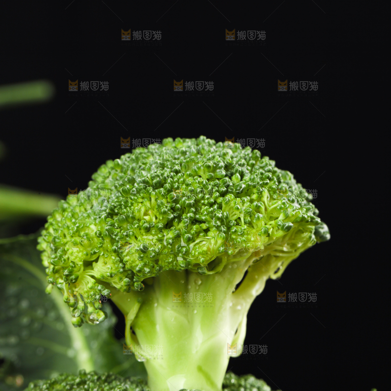 木底上的进口西兰花