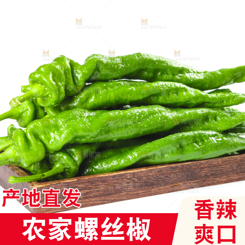 盘子里的螺丝辣椒