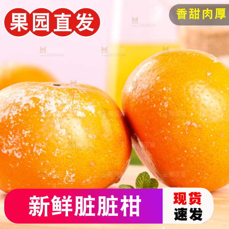 木底上的新鲜茂谷柑