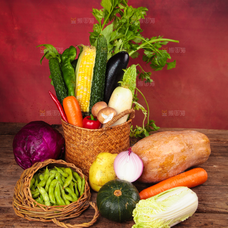 蔬菜背景纹理
