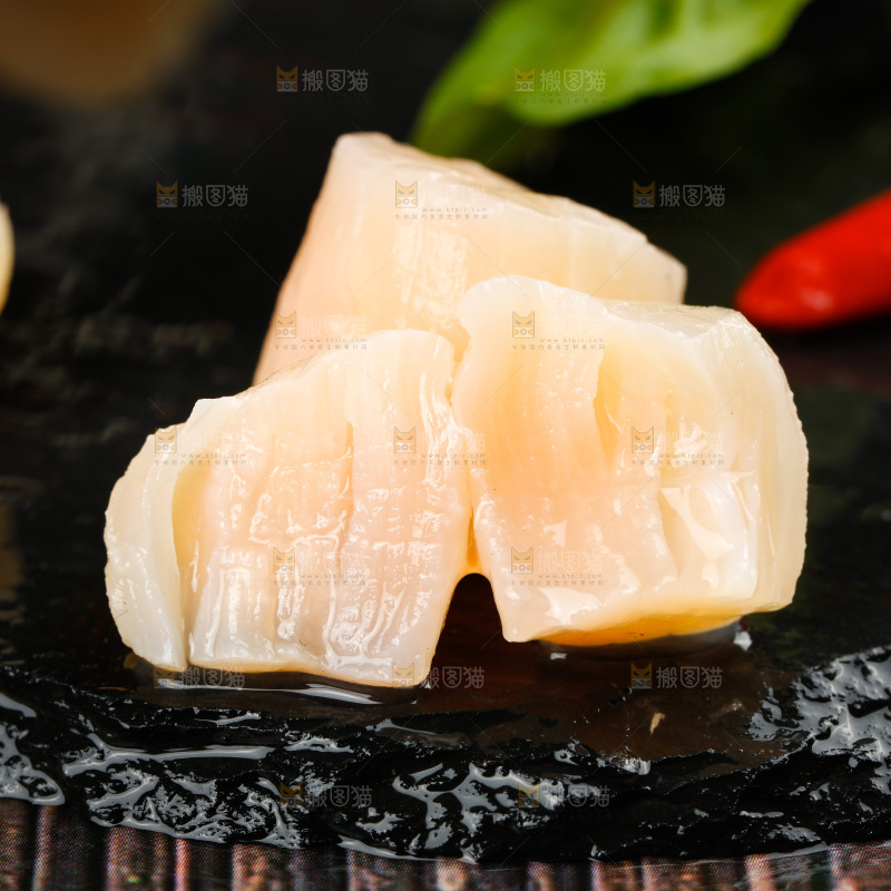 深底上的干贝