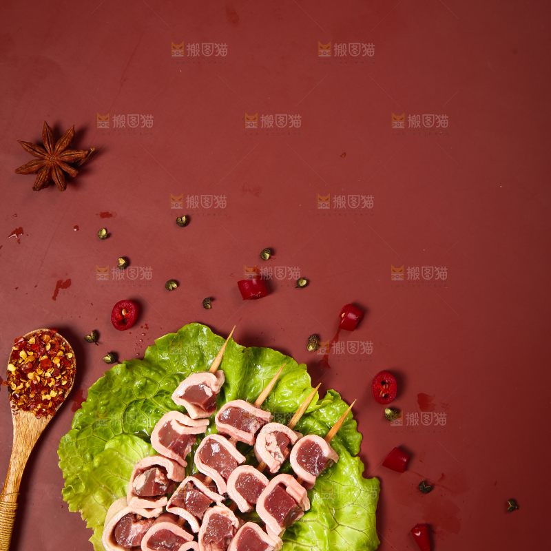 串串调料背景纹理
