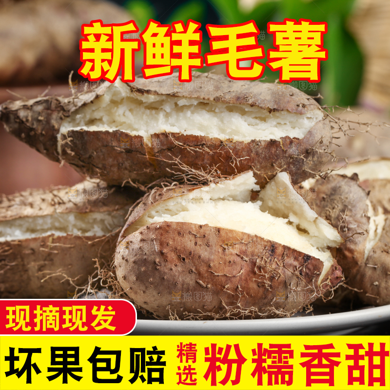 石板上放着一盘熟的高州毛薯