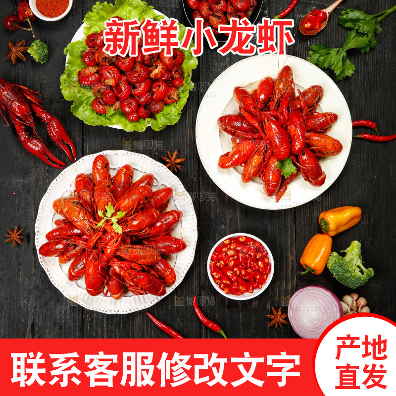 龙虾背景纹理
