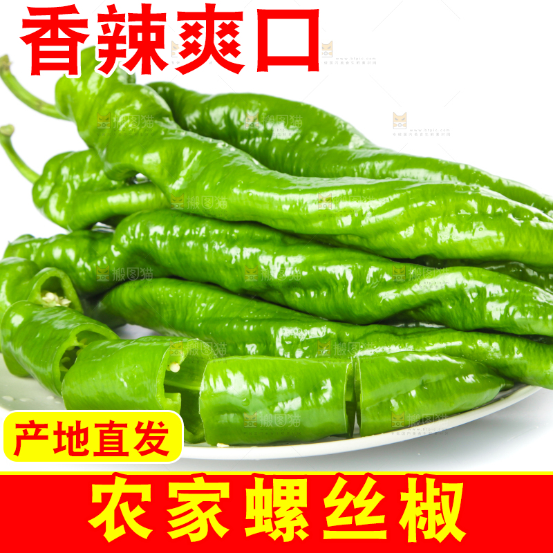 盘子里的螺丝辣椒