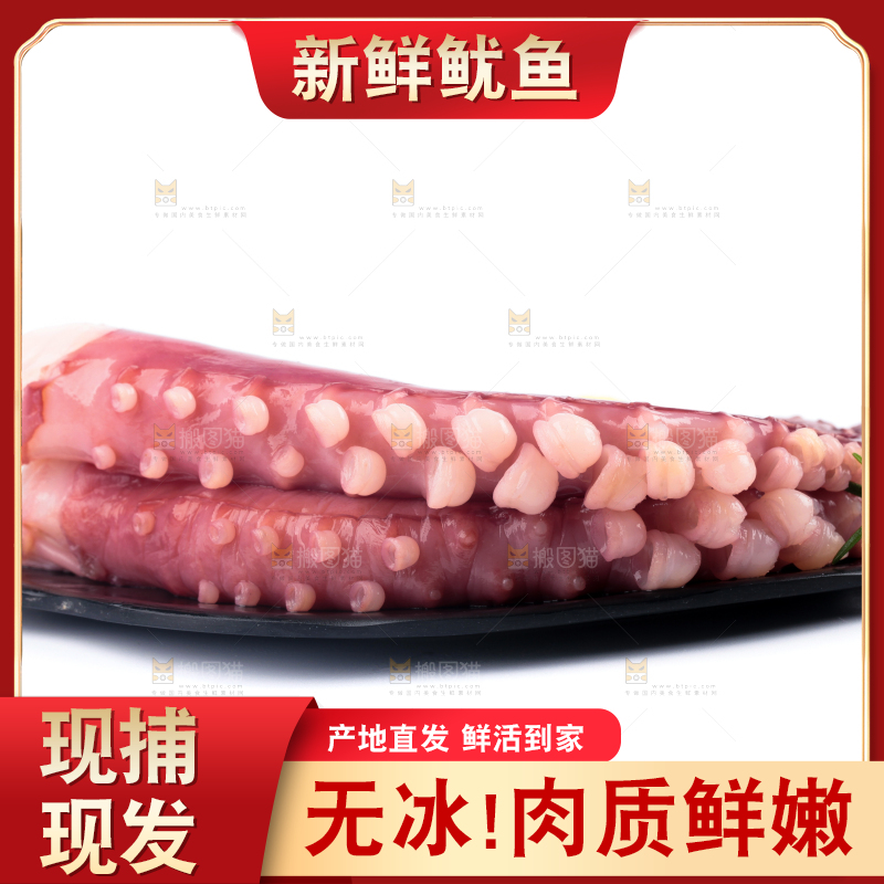 盘子里装着鱿鱼须
