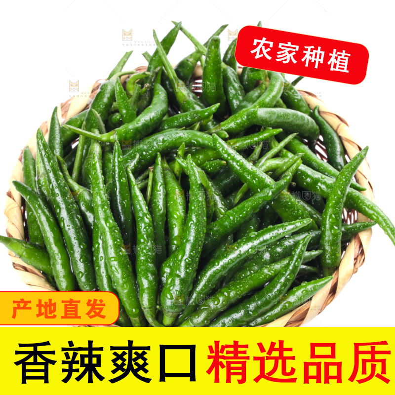 白底上放着一盘辣椒