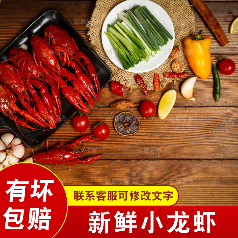 龙虾背景纹理