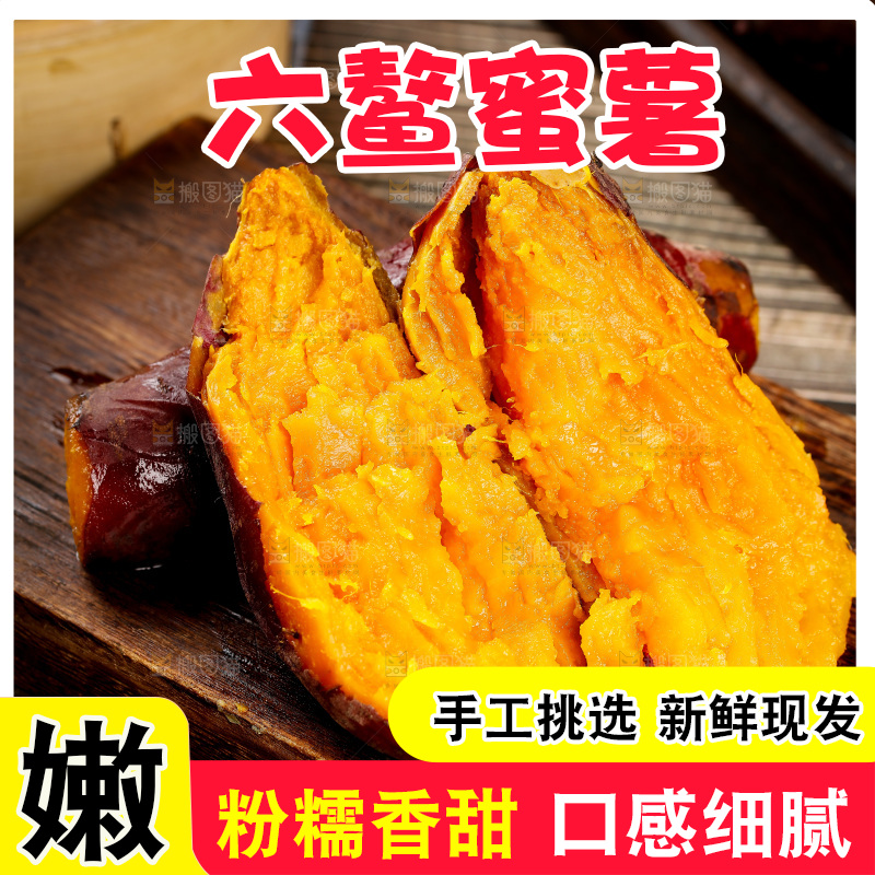深底上的福建六鳌蜜薯